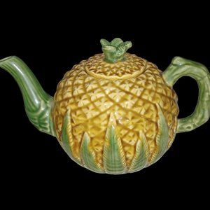 Tea Pot, ceramic, Pineapple